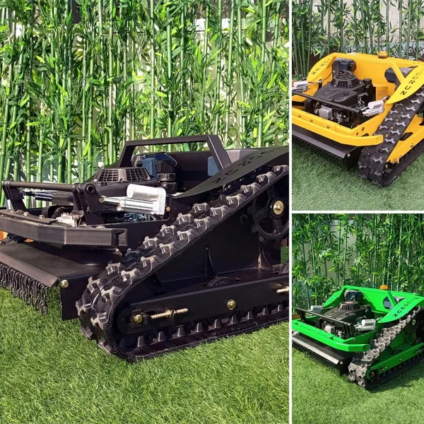 Plantings Precise Mowing Vigorun Self Locking 600mm Slope Mowing Rubber Track Tools Zero Turn Mower Grass Cutting Machine photo-2
