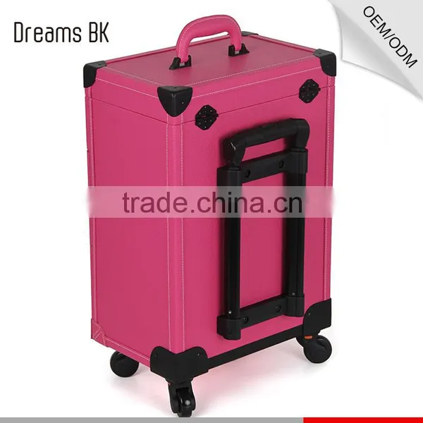 Studio Professional 360 Degree Trolley Case/Rolling Makeup Case With Wheels Wholesale photo-3