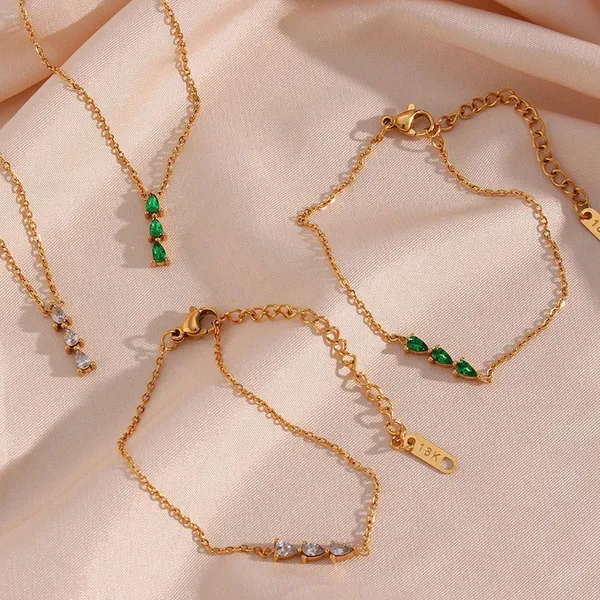 Stainless Steel Pendant Necklace 55cm Length Spring Ring Clasp Hypoallergenic Wholesale Jewelry Supplier photo-5