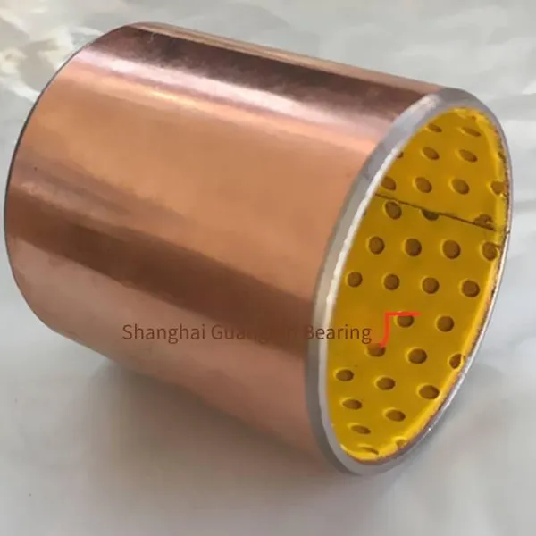 Pom Boundary Lubrication Bearing Sf-2 Carbon Steel Copper-plated Rolled Bushing Self-lubricating Sliding Bearing Bushing Manufacturer