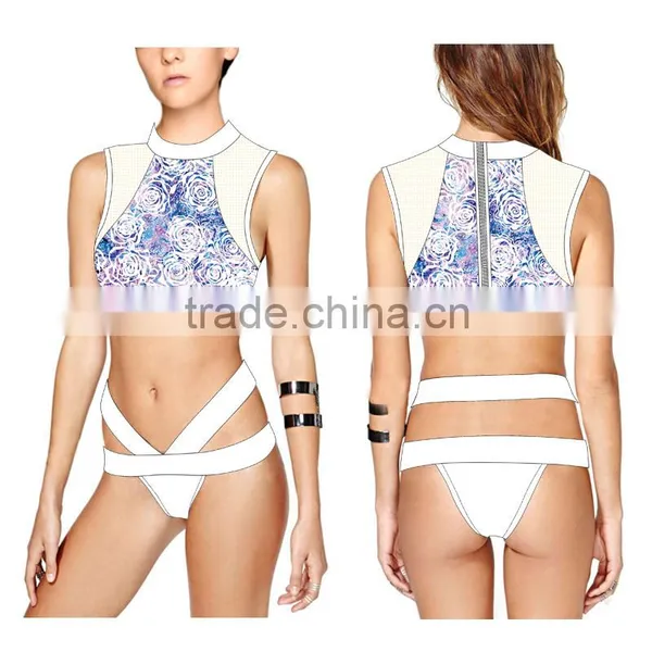(ODM/OEM Factory)Custom Tankinis Set Sexy Bodysuit COMIC SWIMSUIT Digital Printing Swimwear Women, Girl Swimwear photo-4