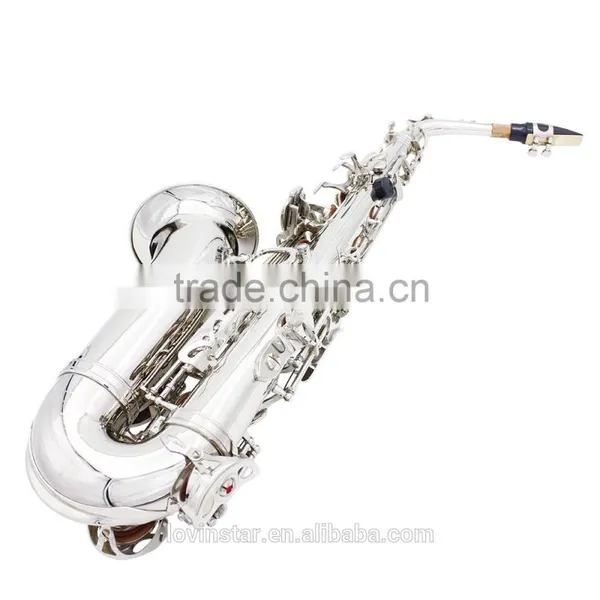 Plastic Baby Saxophone Silver Metal Alto Saxophone photo-6
