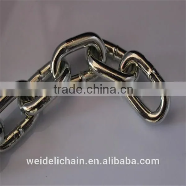 High Quality Electro Galvanized Ordinary Mild Steel Link Chain photo-5