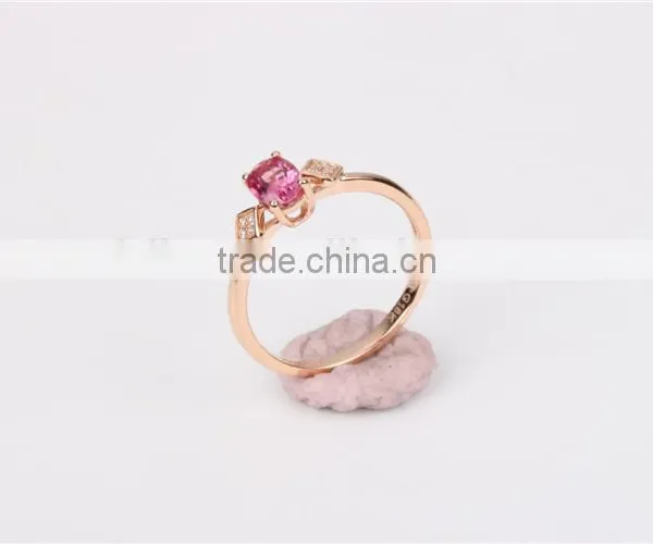 Fashion K Gold Diamond Ring Jewelry photo-5