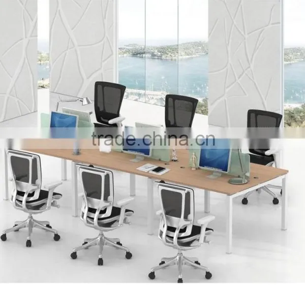 Modern Design Conference Table for 10 People With Metal Leg photo-2