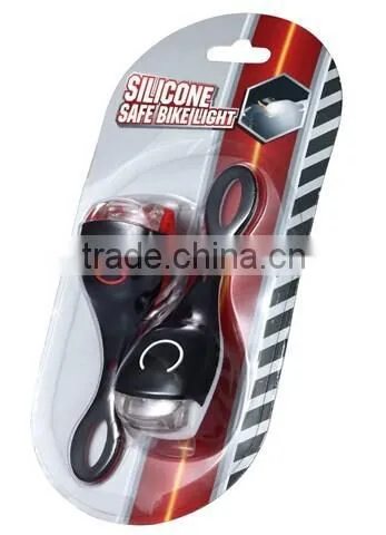 Hot Sell Waterproof Good Quality Silicone Bicycle Led Light photo-3