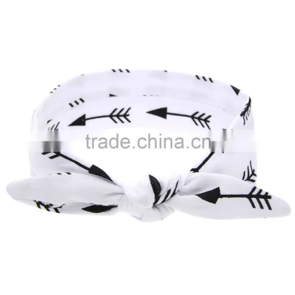 Hot-sales Baby Floral Headband Infant Headband Toddler Turban Headband Cotton Kids Knotted Headband Wh-1750 photo-4