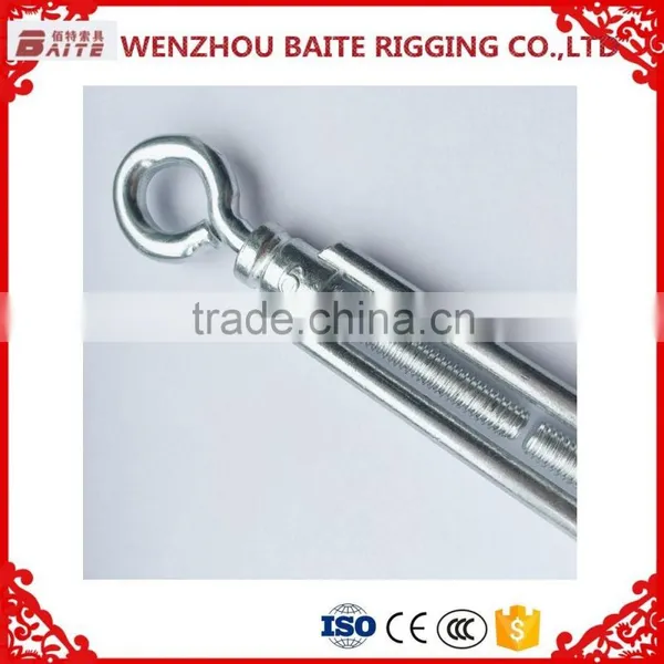 Manufacture Heavy Duty Construction Eye To Hook Turnbuckle Fastenter DIN1480 photo-3