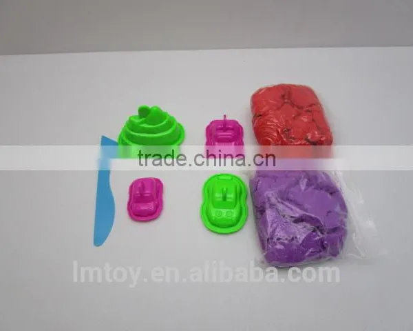 Magic Vehicles Series Space Motion Sand , 500g Sand With 5 Modeling Mold and 1 Plate photo-5