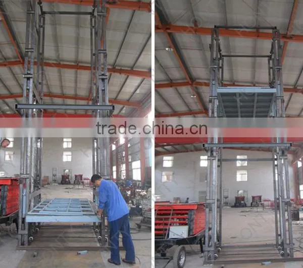 Vertical Cargo Lift/upright Hydraulic Elevator photo-3