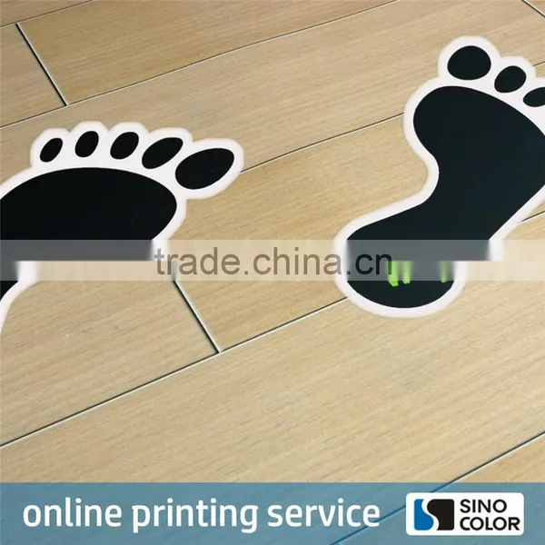 Long Life Plastic Paper Film Custom Floor Graphics