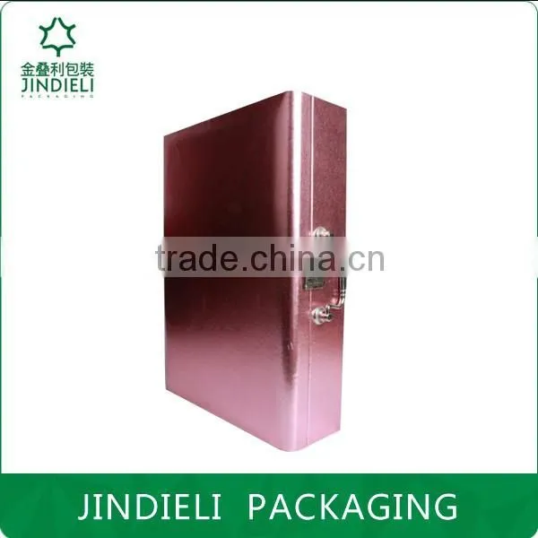 Luxury Set Pink Leather Cosmetic Box Packaging photo-4