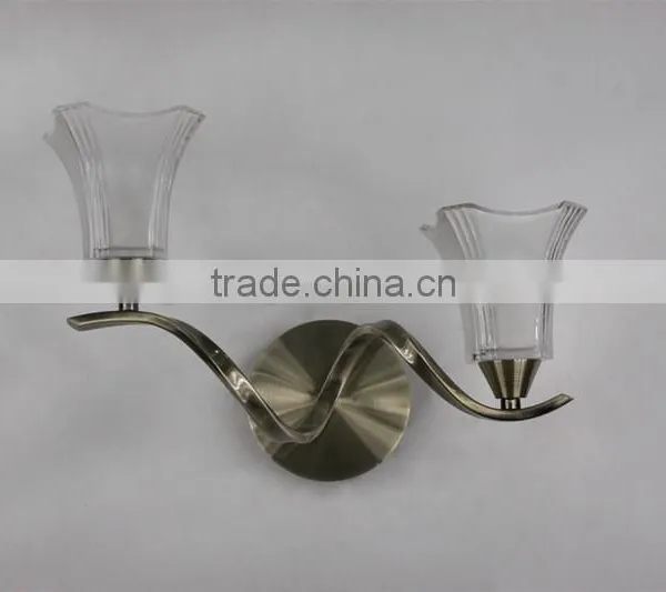 2013 Transparent Glass Wall Lamp Design for Bedroom/hotel photo-2