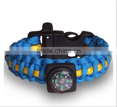 2016 Hot Custom Paracord Bracelet Woven Bracelet With Compass photo-2