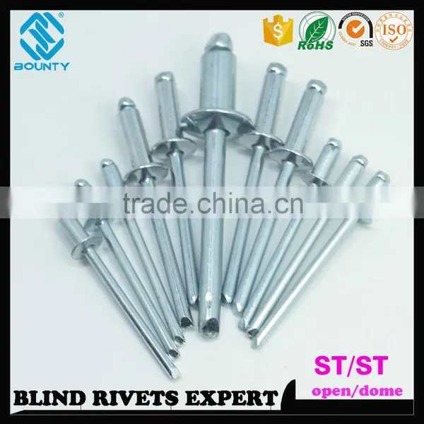 ISO 15980 STEEL RIVET BODY STEEL MANDREL CSK STEEL BLIND RIVETS photo-3