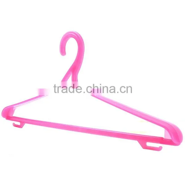 Pink Pant Hanger,plastic Clothes Hanger With Hook photo-2