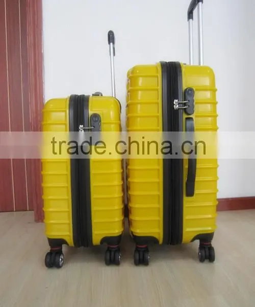HARD SHELL ABS &PC YELLOW PRINT LUGGAGE in Haoyu photo-3
