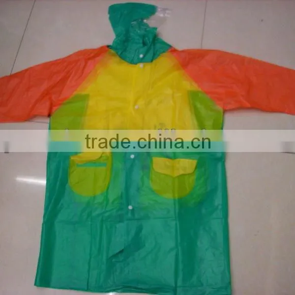 Children Raincoat Plastic Raincoat