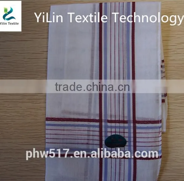 NO-35 100% Cotton Handkerchiefs White Center Handkerchief