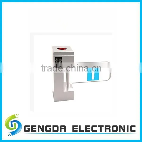 304 Stainless Steel Waist High Pedestrian Access Barrier Gate Vertical Electric Remote Control Swing Turnstile photo-3