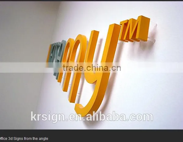 3d Acrylic Mini Letter Sign of Company Logo for Advertising photo-2