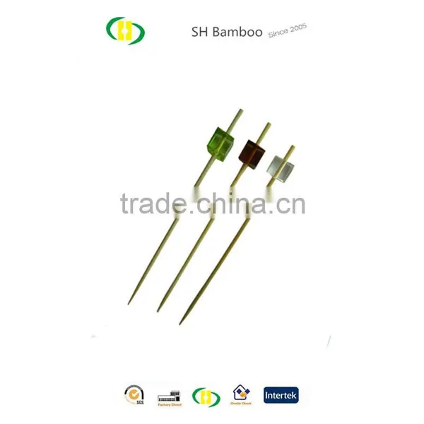 Bamboo Acrylic Block Skewer 6 Inch