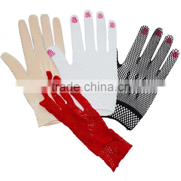 Fishnet Gloves Wedding Party Bride Mesh Glove FG-11 photo-3