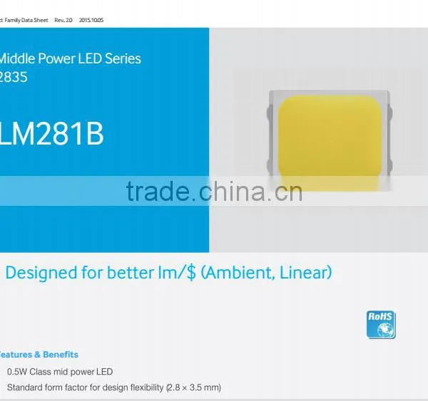 0.5wat High Brightness 75lumens Samsung 2835 Led photo-2