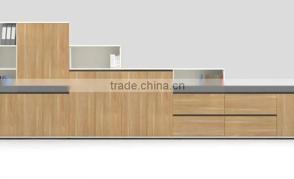 Melamine Panel Filling Storage Bookshelf With 2 Layer Modular Home Office Furniture photo-6