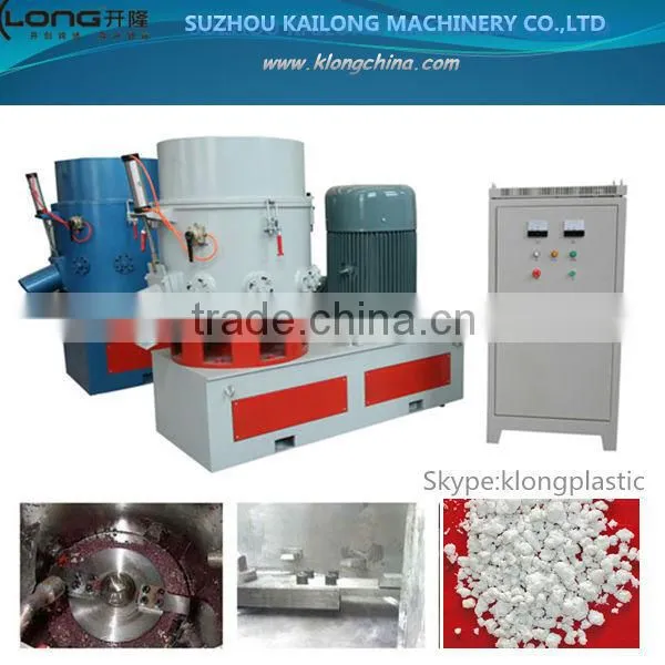 PP PE LDPE Film/woven Bags Aggregate Machine for Plastic Recycling