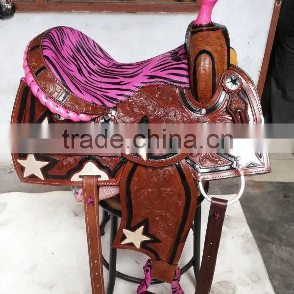 Hand Tooled Western Saddle