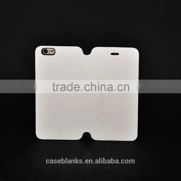 2D PU Leather Case Sublimation pu Flip Cell Phone Cover for Samsung s4 s5