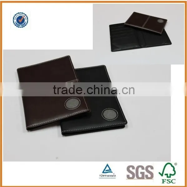 Direct Factory Sale Leather Passport Holder/cheque Holder/leather Passport Holder With Custom Logo photo-4
