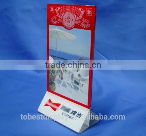China Professional Factory Custom Acrylic Menu Stand photo-2