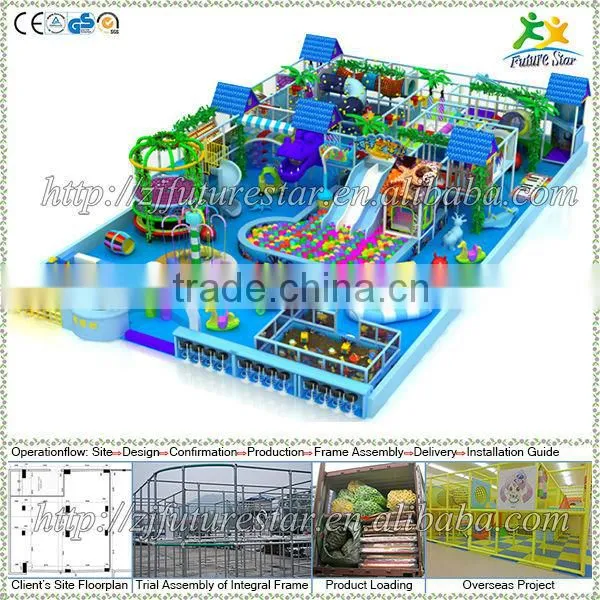 Free Design CE & GS Standard Eco-friendly LLDPE Kids Indoor Play Equipment