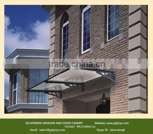 Plastic and Aluminum Gazebo Kits for Door Hardware Canopy