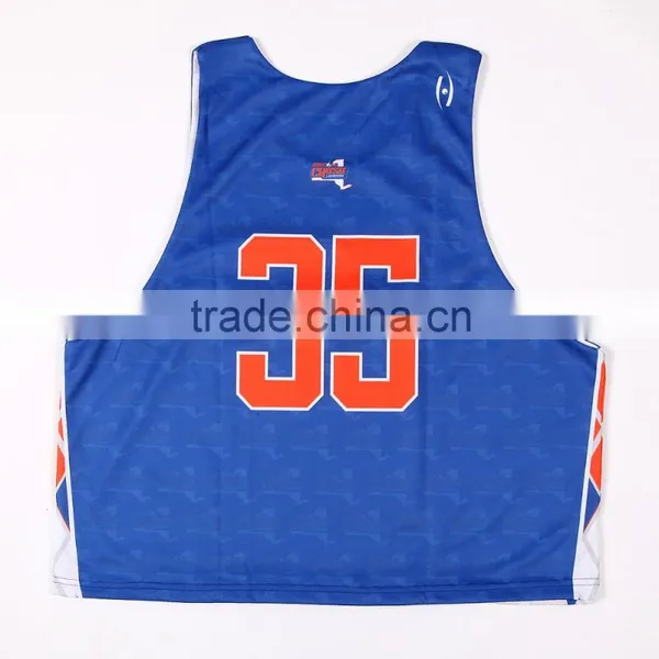 Custom Made Cool Lacrosse Jersey , Cheap Custom Lacrosse Pinnies photo-2