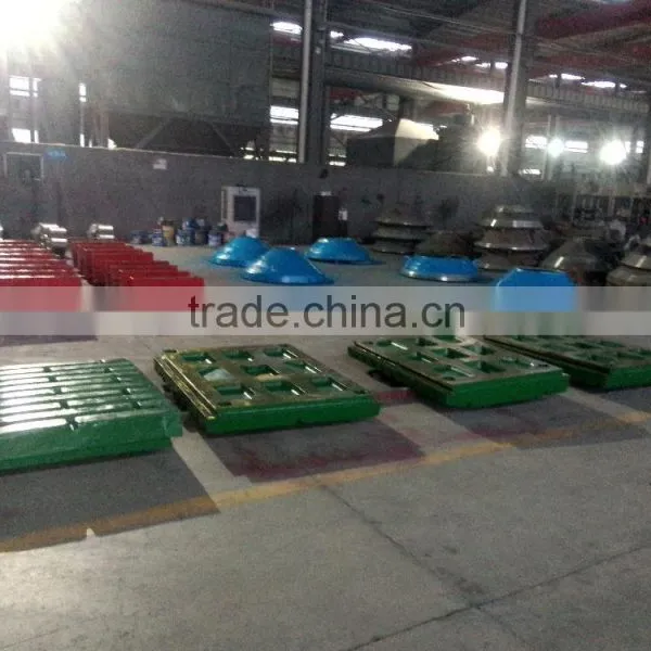 Wearing Spare Parts for Jaw Crusher, Jaw Plate, High Manganese Steel From Foundry