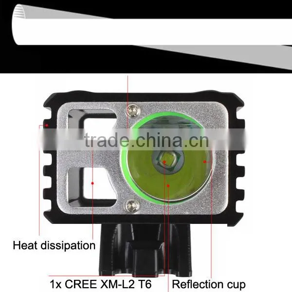 YZL891 Highlight 800LM Rechargeable XML T6 Bike Front Led Light Bicycle photo-5
