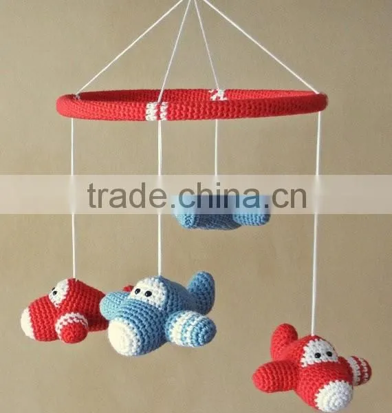 Crochet Mobile Airplane Stuffed Toys,baby Toys