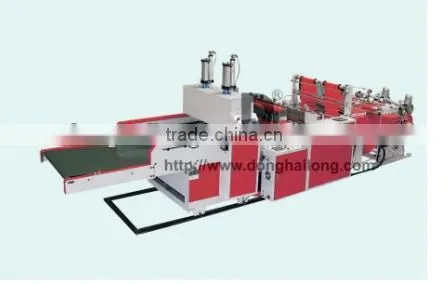 Two-line T-shirt Bag Making Machine In High Speed