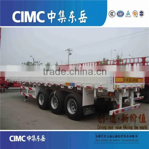 CIMC BPW Axle Dropside Flatbed Semi Trailer Tractor By Beiben Head Sales Africa photo-4