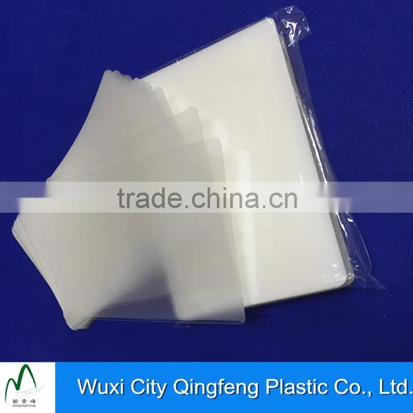 60mic 75mic 80mic 100mic 125mic 250mic Hot Sealed Laminate Protect Cards Photos Documents Laminating Pouch Film