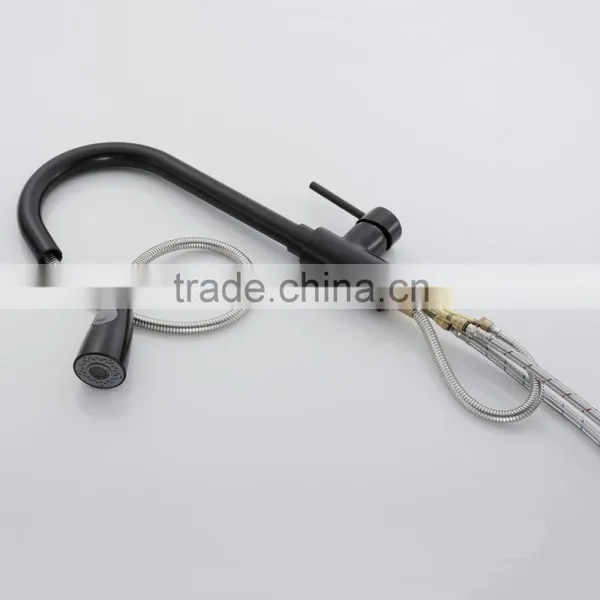 Satisfying Servicet Black Kitchen Faucet photo-6