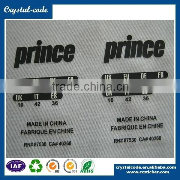 Washable Embossed Leather Sinicline Embroidered Hot Stamping Garment Label photo-4