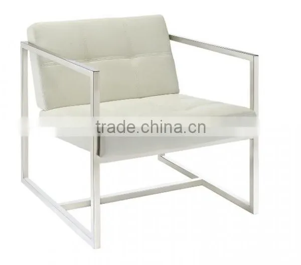 DC-4143 White PU Dining Chair photo-2