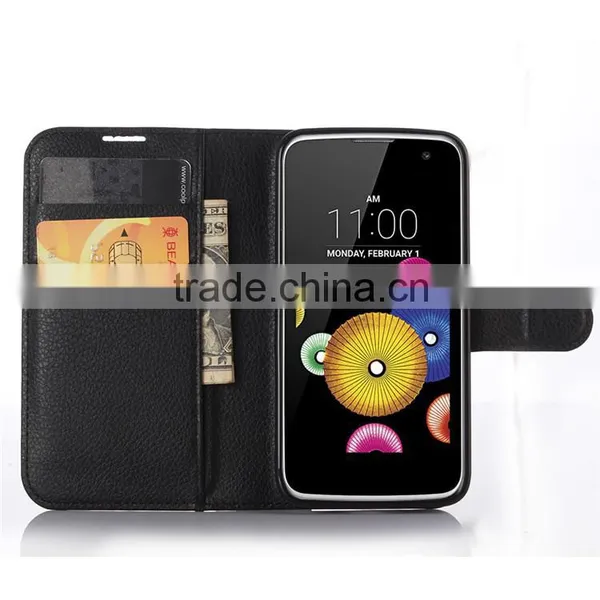 9 Colors Luxury Flip PU Leather Cover For LG K10 K7 K4 Wallet Phone Bag photo-4