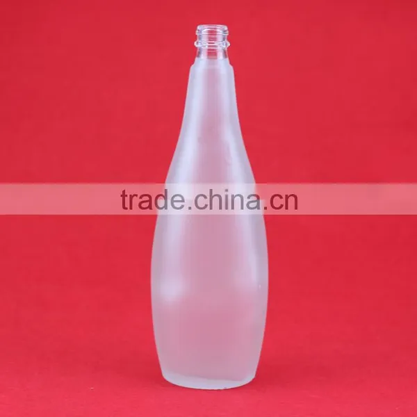Hot Sale Opal Liquor Bottle 700ml Frosted Beverage Bottle Popularity Frosted Wine Bottles photo-2