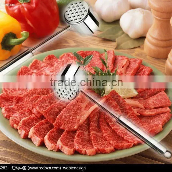 2013 High Quality 304 Stainless Steel Meat Meat Hammer Meat Tenderizer photo-4