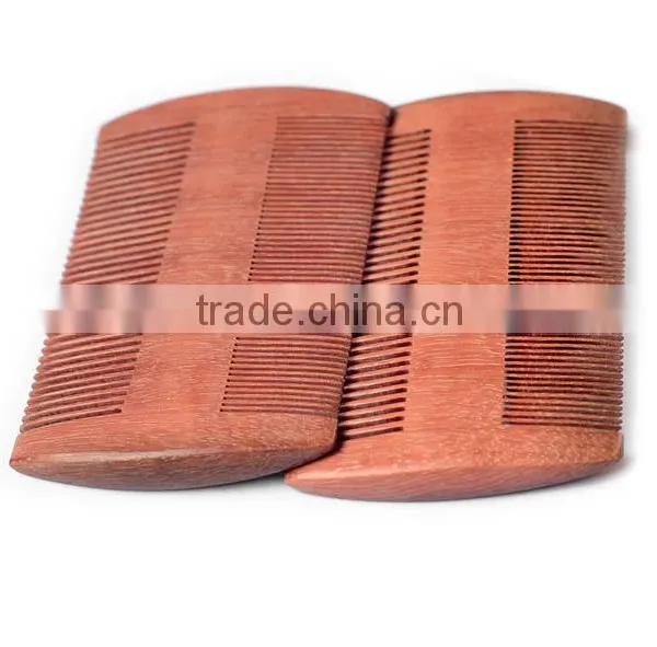 2016 Health Care Mustache& Beard Sandalwood Comb Wood Hair Lice Comb photo-4
